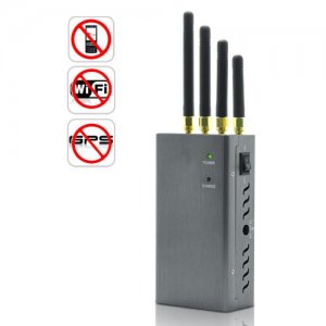 High Power Portable Signal Jammer for Cell Phone GPS / WiFi